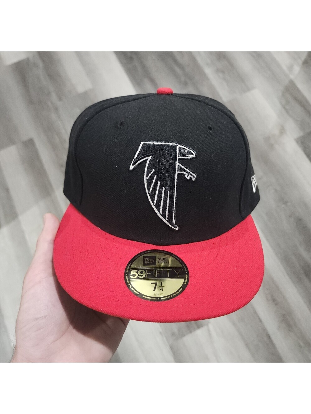New Era Atlanta Falcons Dirty Bird 59Fifty Fitted Retro NFL Cap Hat 7 1/4
